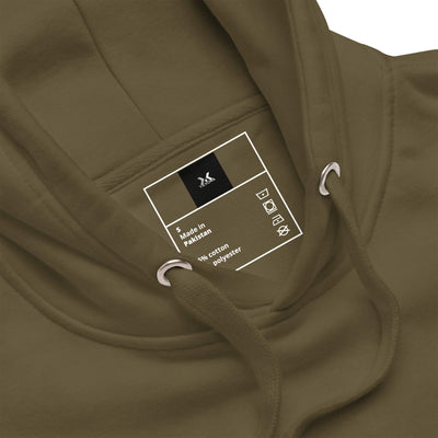 Kanawaga Hoodie with Stylish Ocean Wave Print on Back